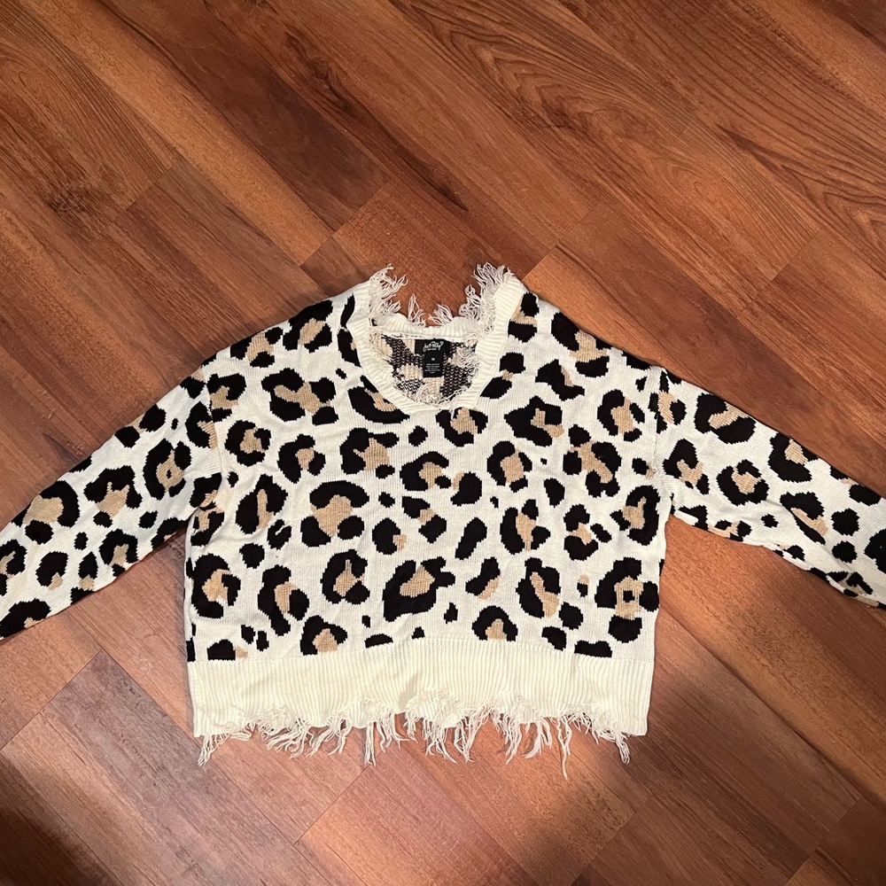 Animal Print Sweater